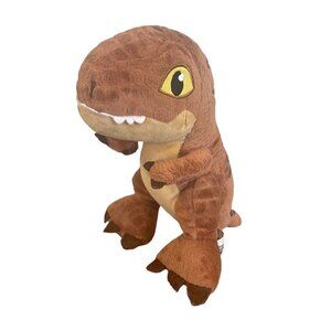 Jurassic World Camp Cretaceous Plush Soft Toy 12" T-Rex Brown Dino Dinosaur Toy